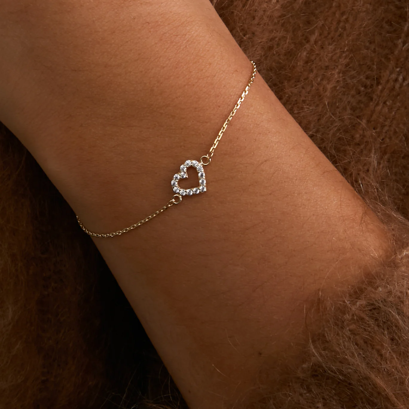 Beloro Jewels Monte Napoleone Valentina 9 karat bracelet with zirconia BO320042 - Image 3