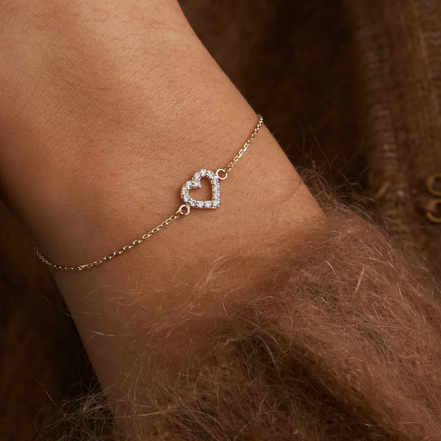 Beloro Jewels Monte Napoleone Valentina 9 karat bracelet with zirconia BO320042 - Image 4