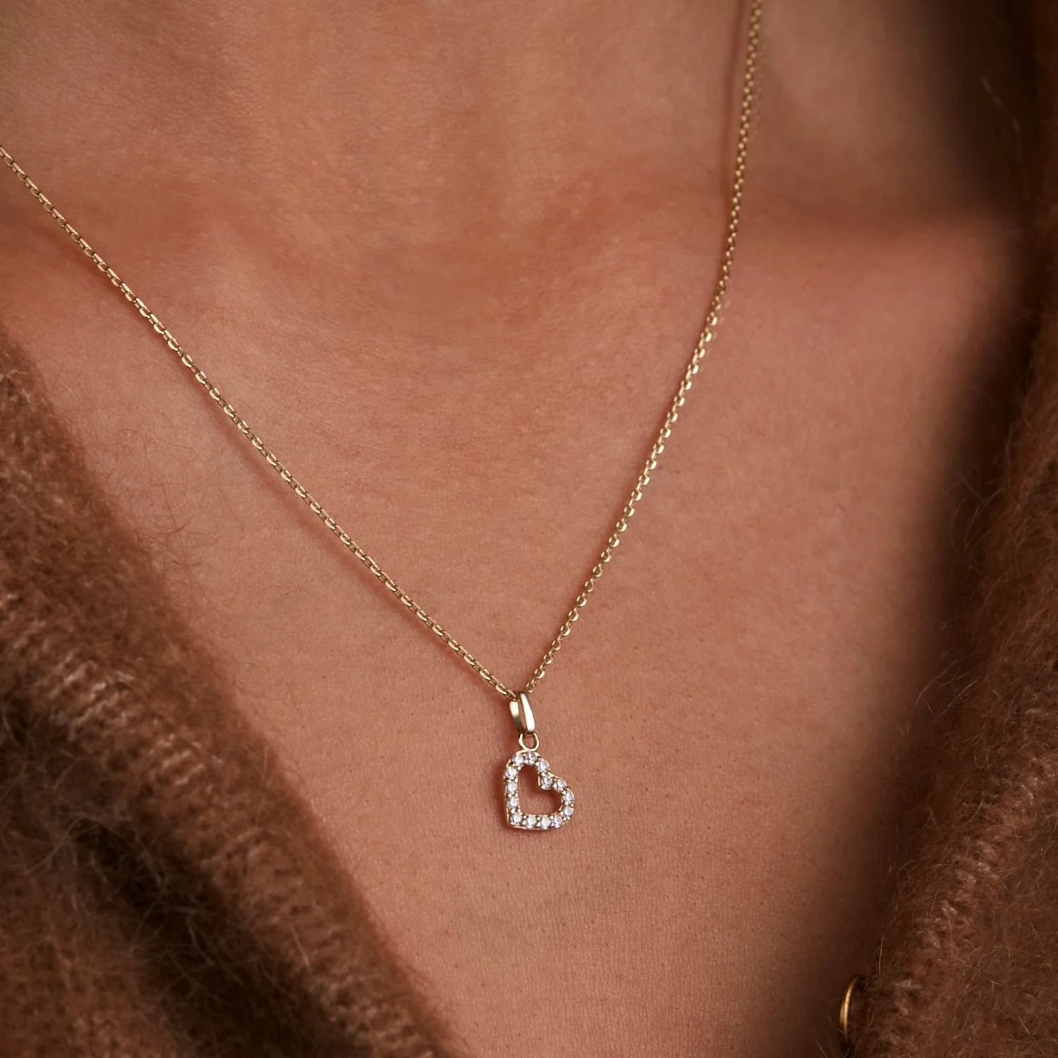 Beloro Jewels Monte Napoleone Valentina 9 karat necklace with zirconia BO340046 - Image 2