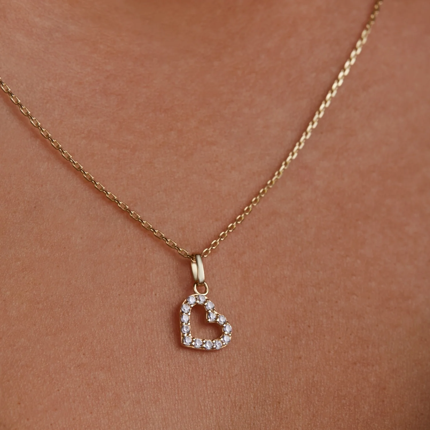 Beloro Jewels Monte Napoleone Valentina 9 karat necklace with zirconia BO340046 - Image 3
