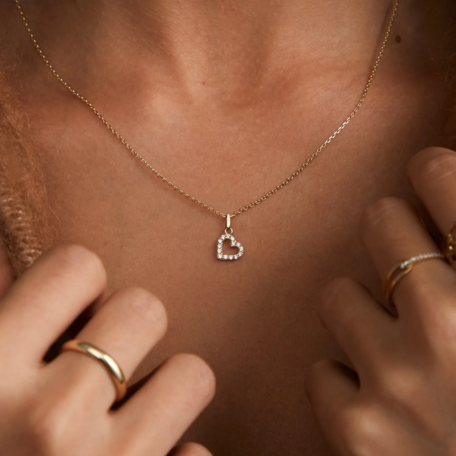 Beloro Jewels Monte Napoleone Valentina 9 karat necklace with zirconia BO340046 - Image 5