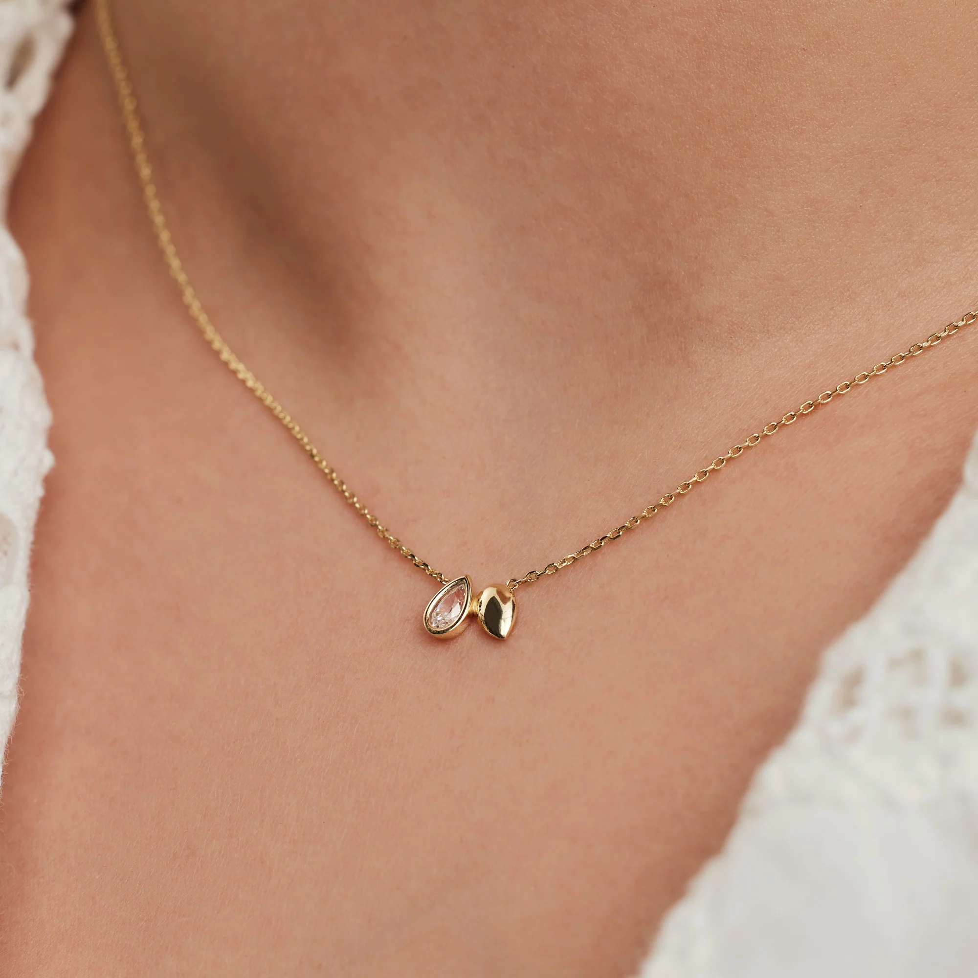 Beloro Jewels Regalo d'Amore 9 carat gold Necklace and Bracelet Giftset BO90016 - Image 3
