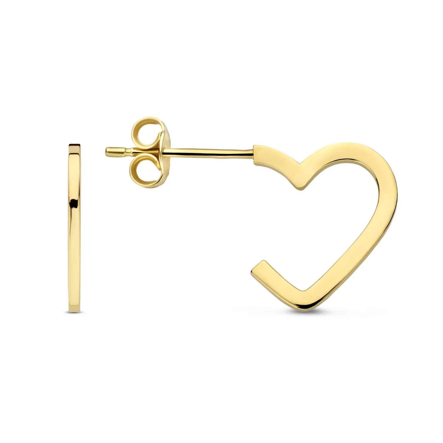 Beloro Jewels Regalo d'Amore 9 karat gold earring set with heart BO90051 - Image 5