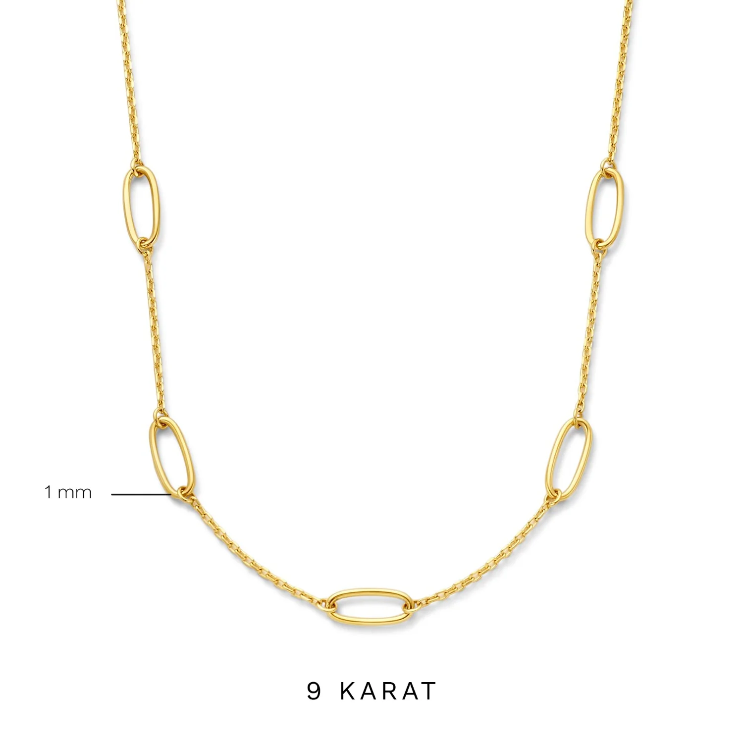 Beloro Jewels Regalo d'Amore 9 karat gold necklace and bracelet gift set BO90030 - Image 7