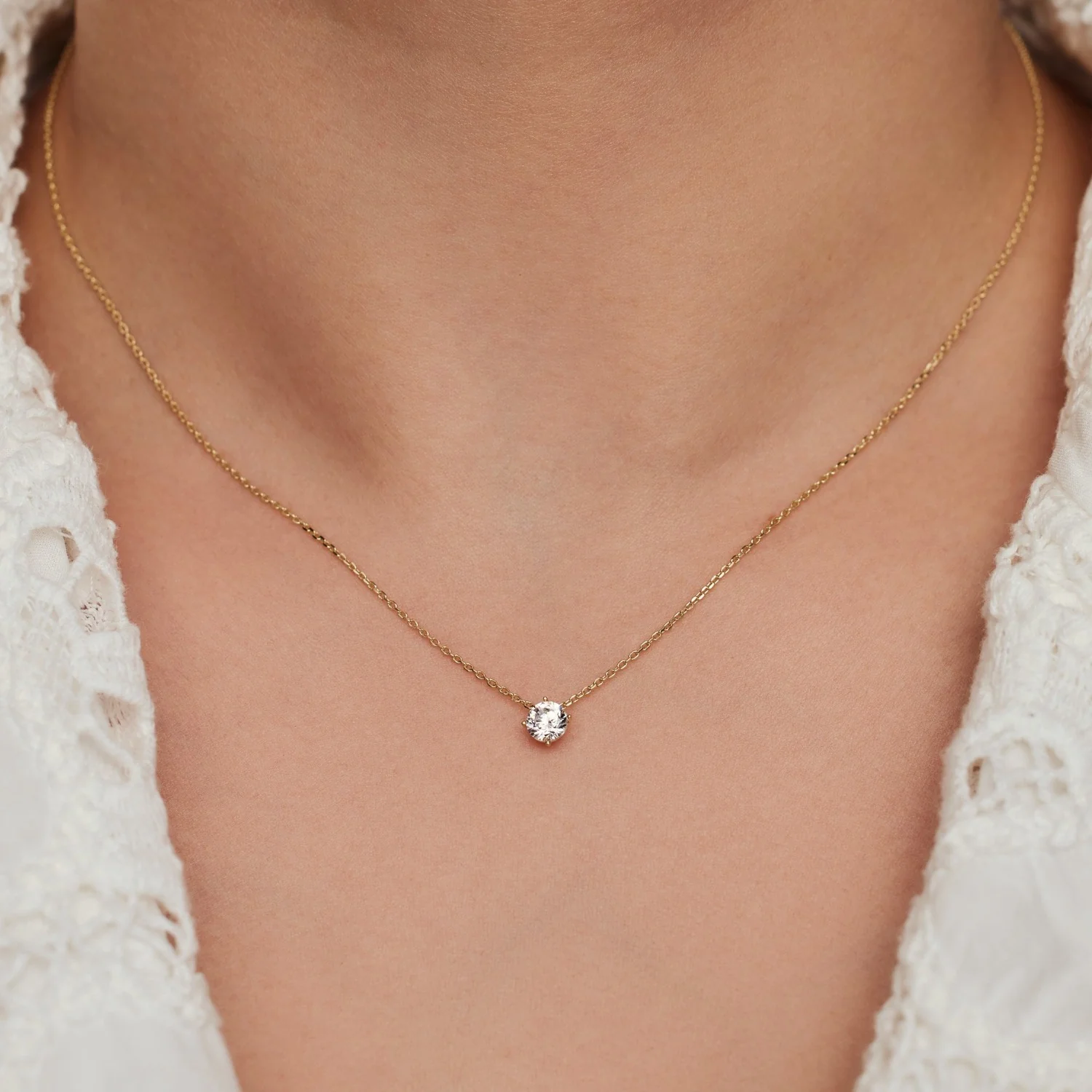 Beloro Jewels Regalo d'Amore 9 karat gold necklace and bracelet gift set with zirconia stones BO90048 - Image 2