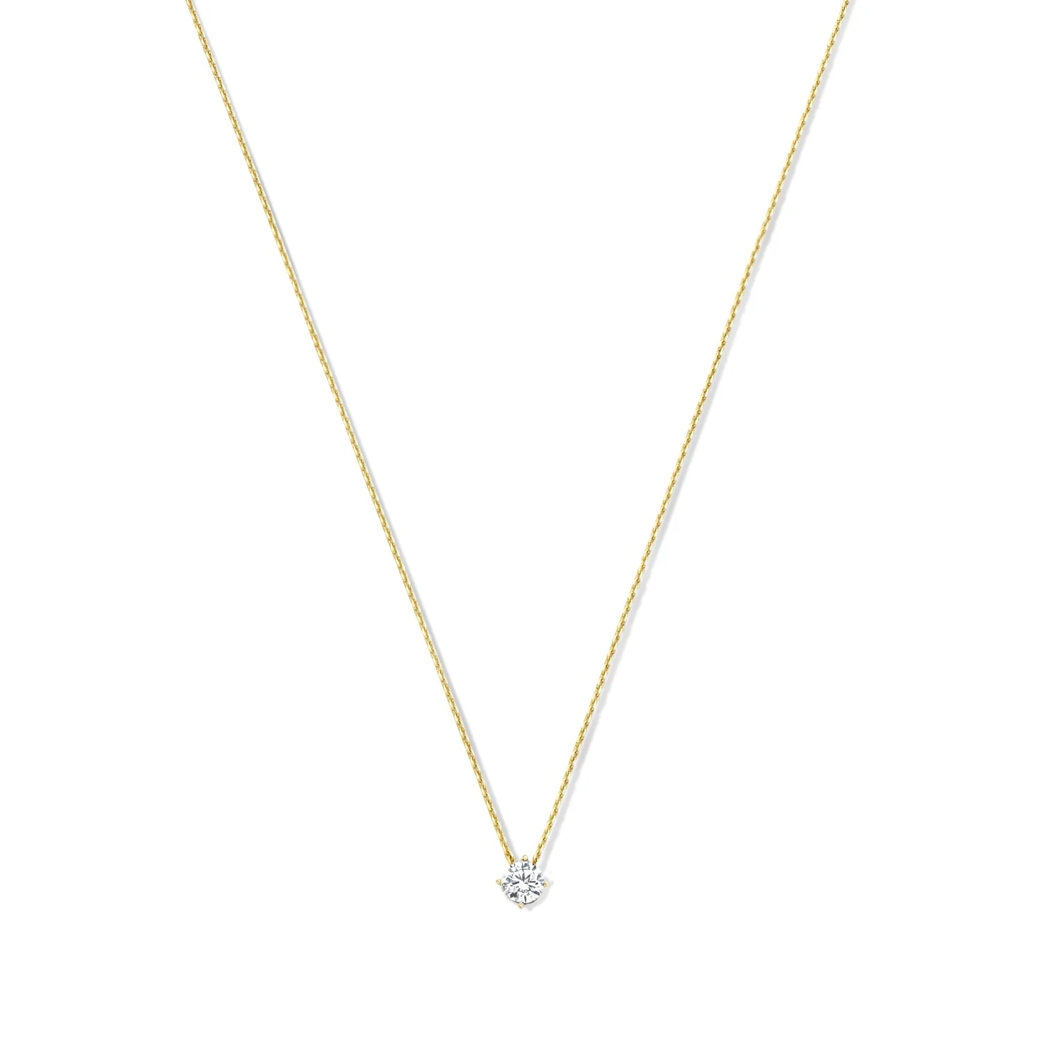 Beloro Jewels Regalo d'Amore 9 karat gold necklace and bracelet gift set with zirconia stones BO90048 - Image 4