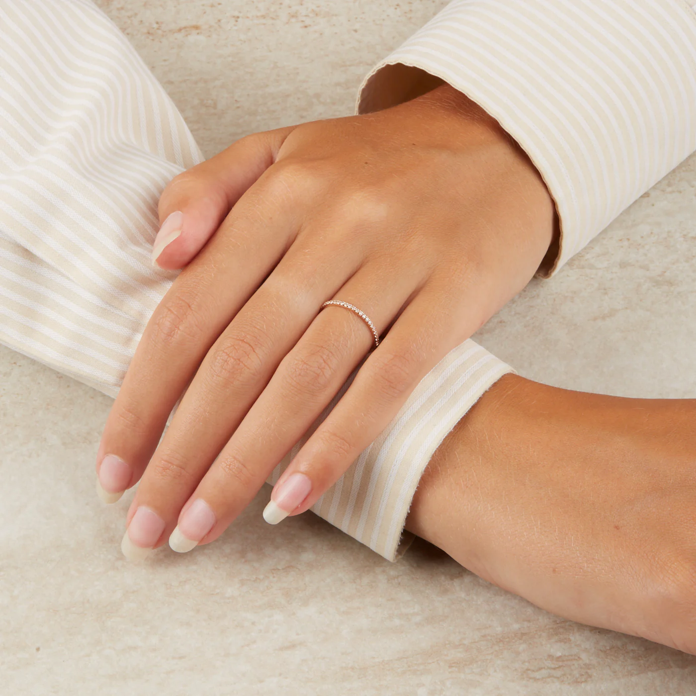 Blush Gold Ring 1201YZI/46 - Image 3