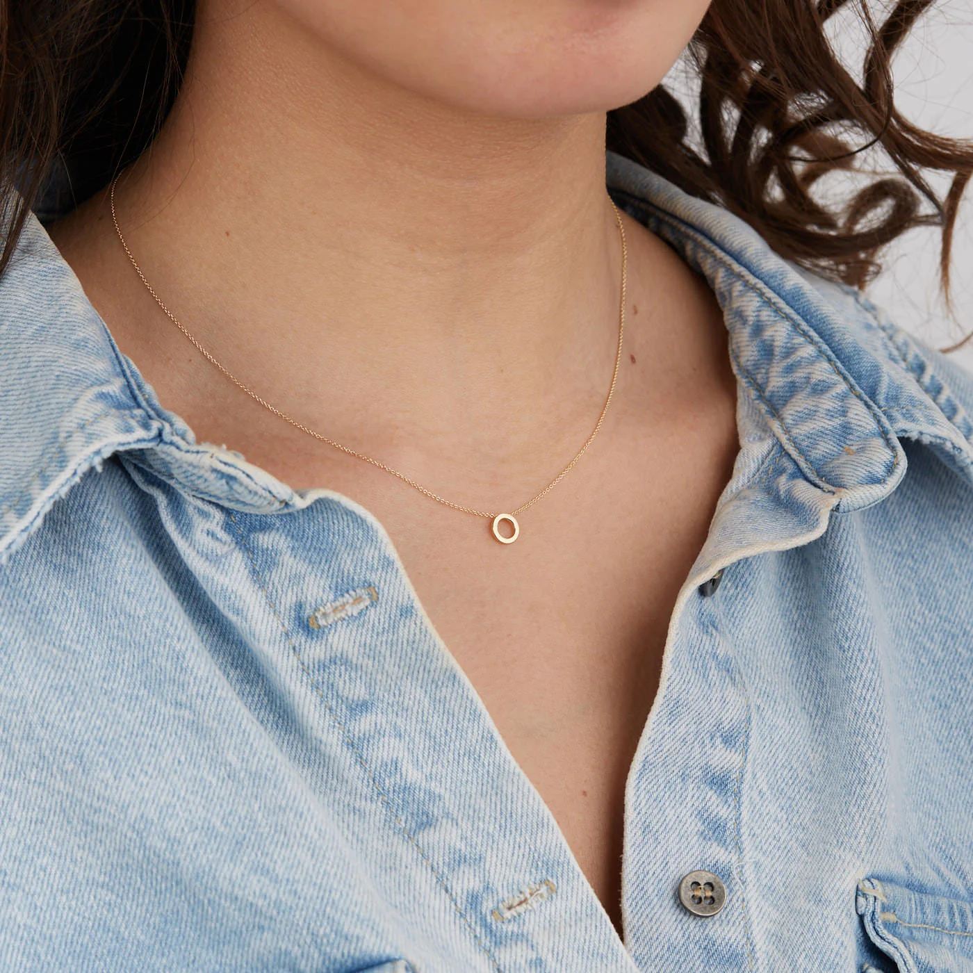 Blush Gold Necklace 3083YGO - Image 3