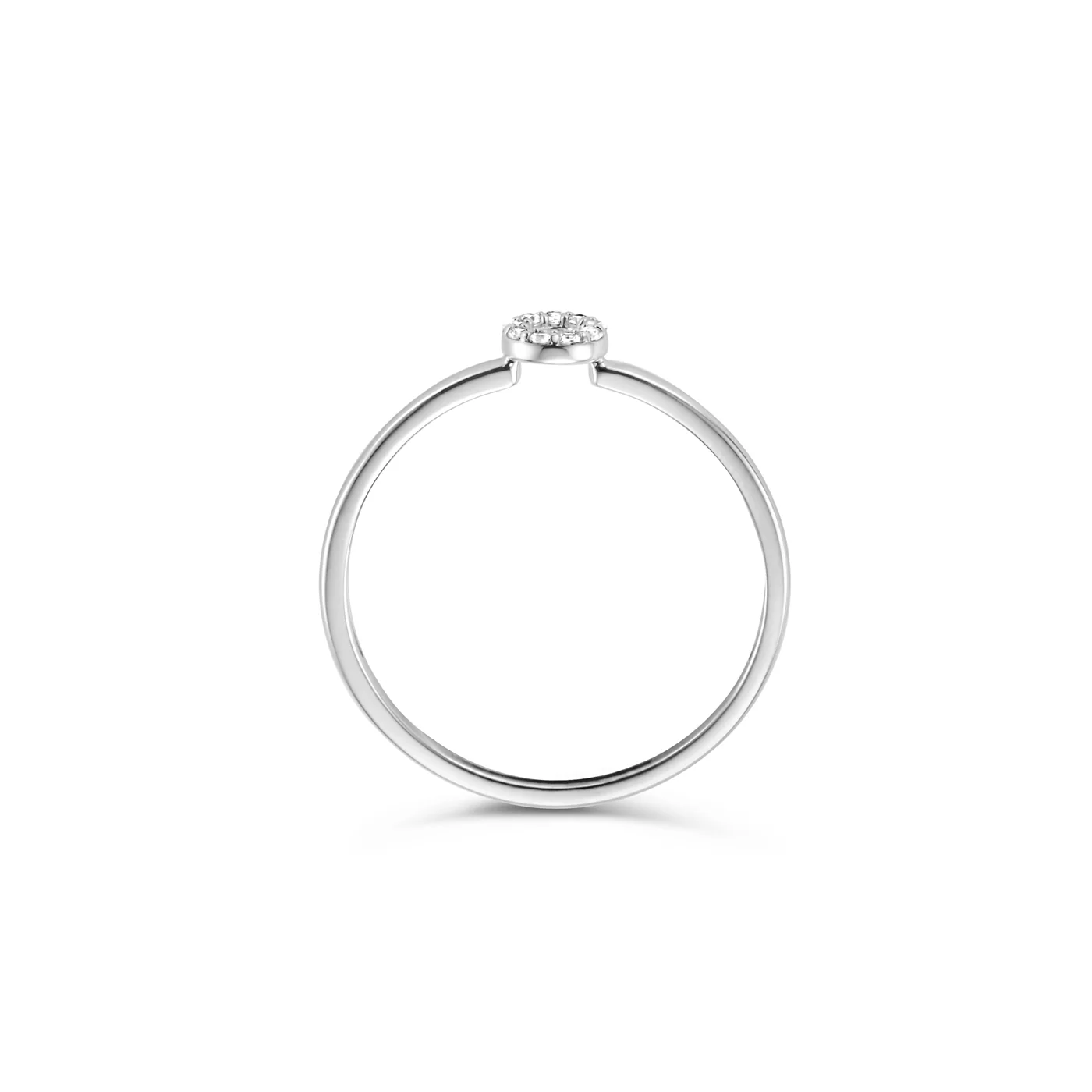 Blush 14 Carat Whitegold Ring 1217WZI/48 - Image 4