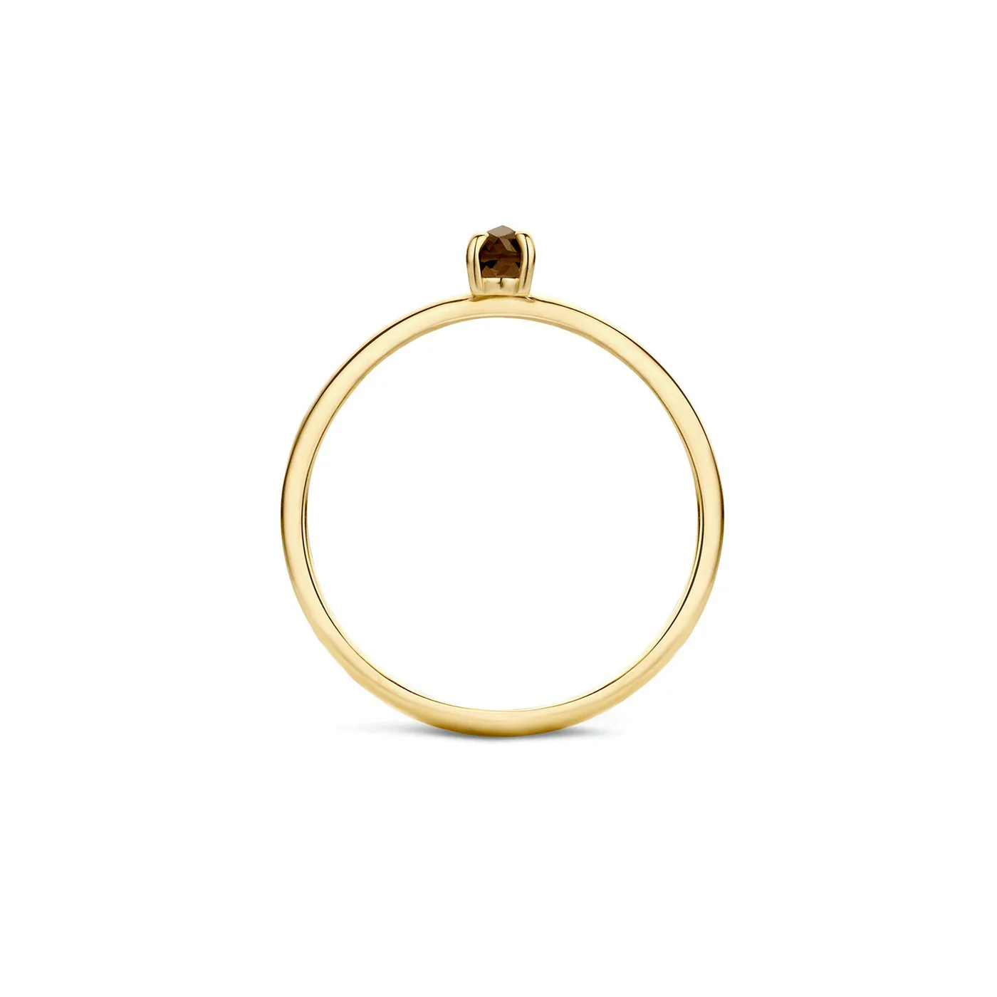 Blush 14 Carat Gold Ring 1204YSQ/52 - Image 5