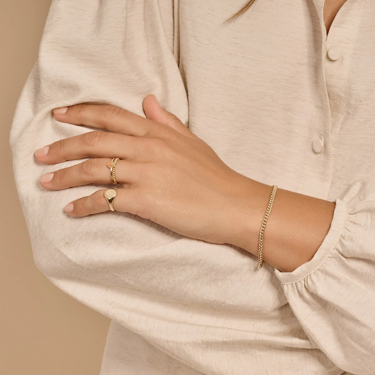 Blush 14 karat gold Bracelet 2165YGO - Image 3