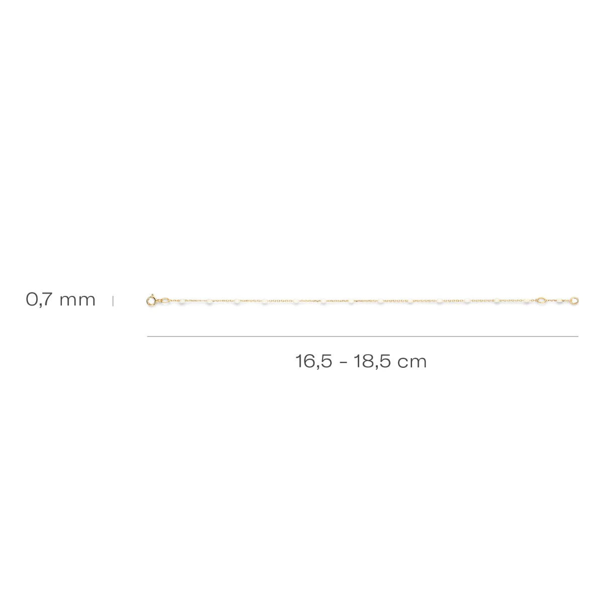 Blush 14 karat gold Bracelet 2226YRM - Image 4