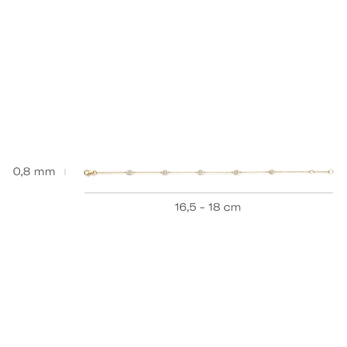 Blush 14 karat gold Bracelet 2238YZI - Image 3