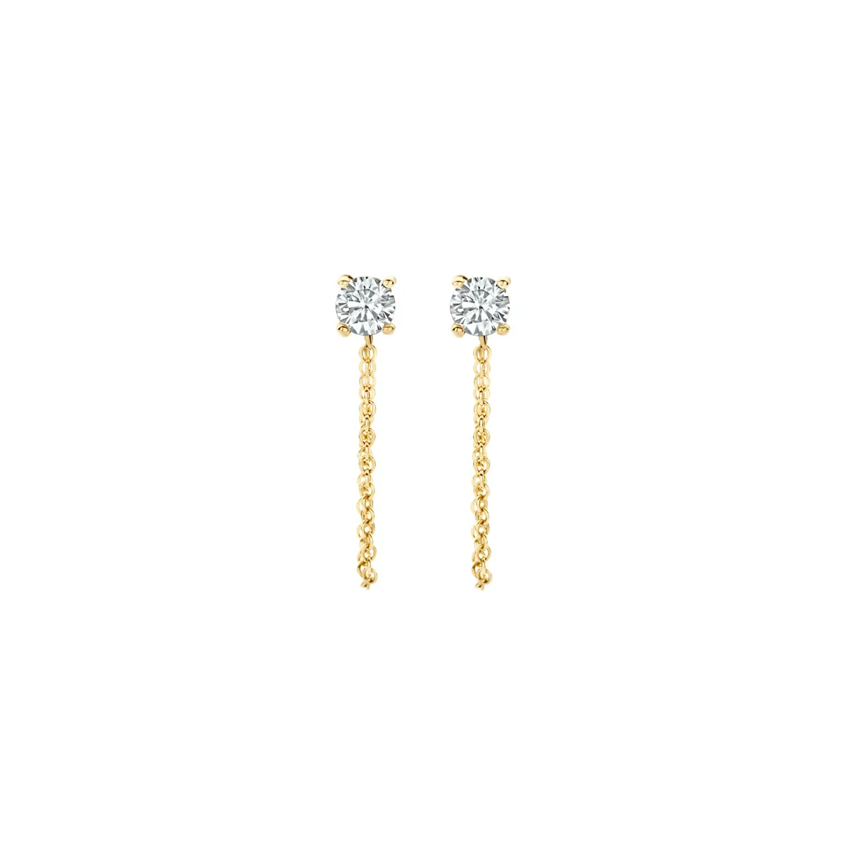 Blush 14 karat gold Ear Stud 7345YZI - Image 3