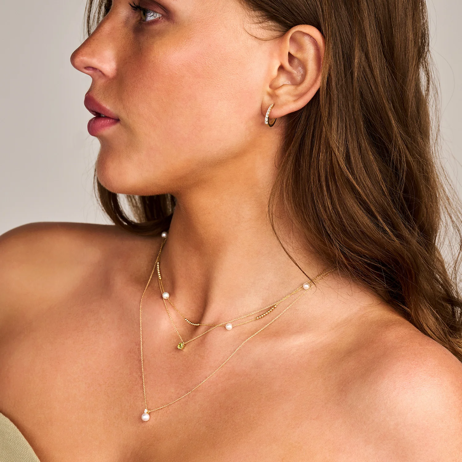 Blush 14 karat gold Earrings 7341YZI - Image 2