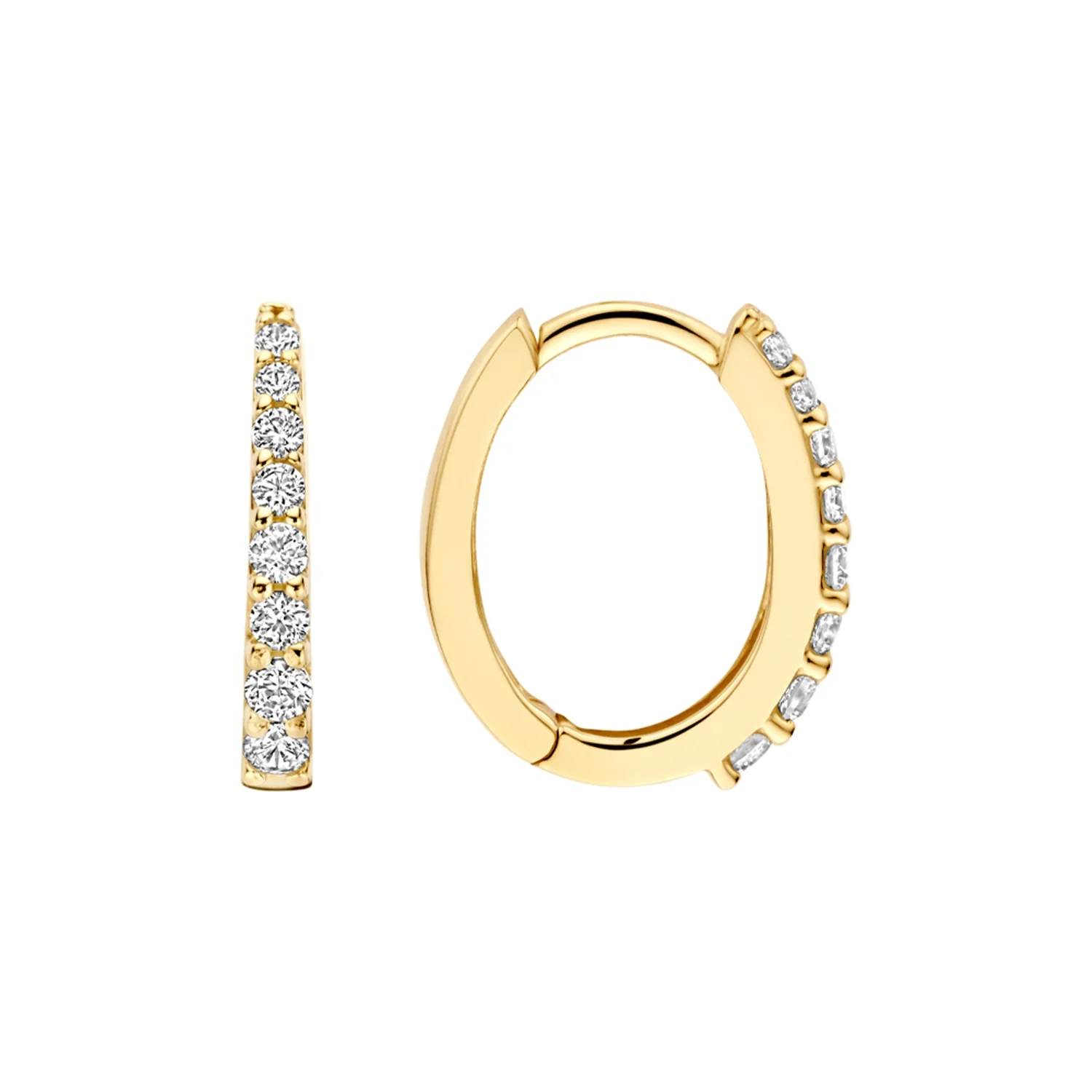 Blush 14 karat gold Earrings 7341YZI - Image 3