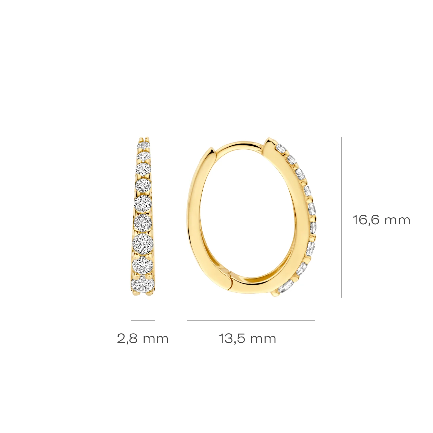 Blush 14 karat gold Earrings 7342YZI - Image 5