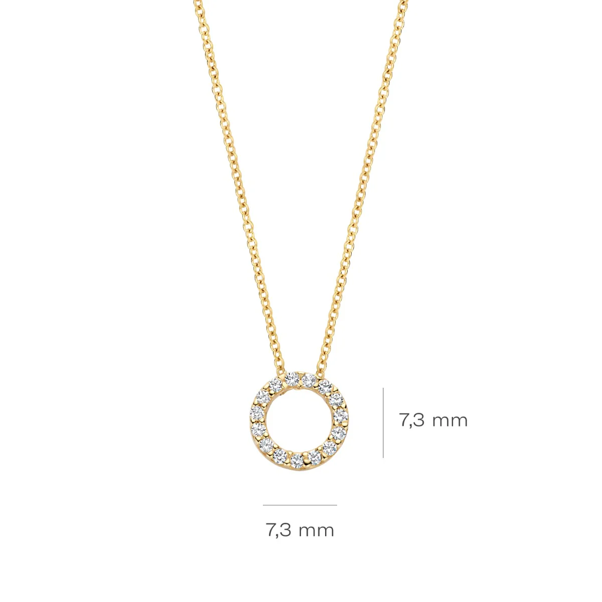 Blush 14 karat gold Necklace 3065YZI - Image 4