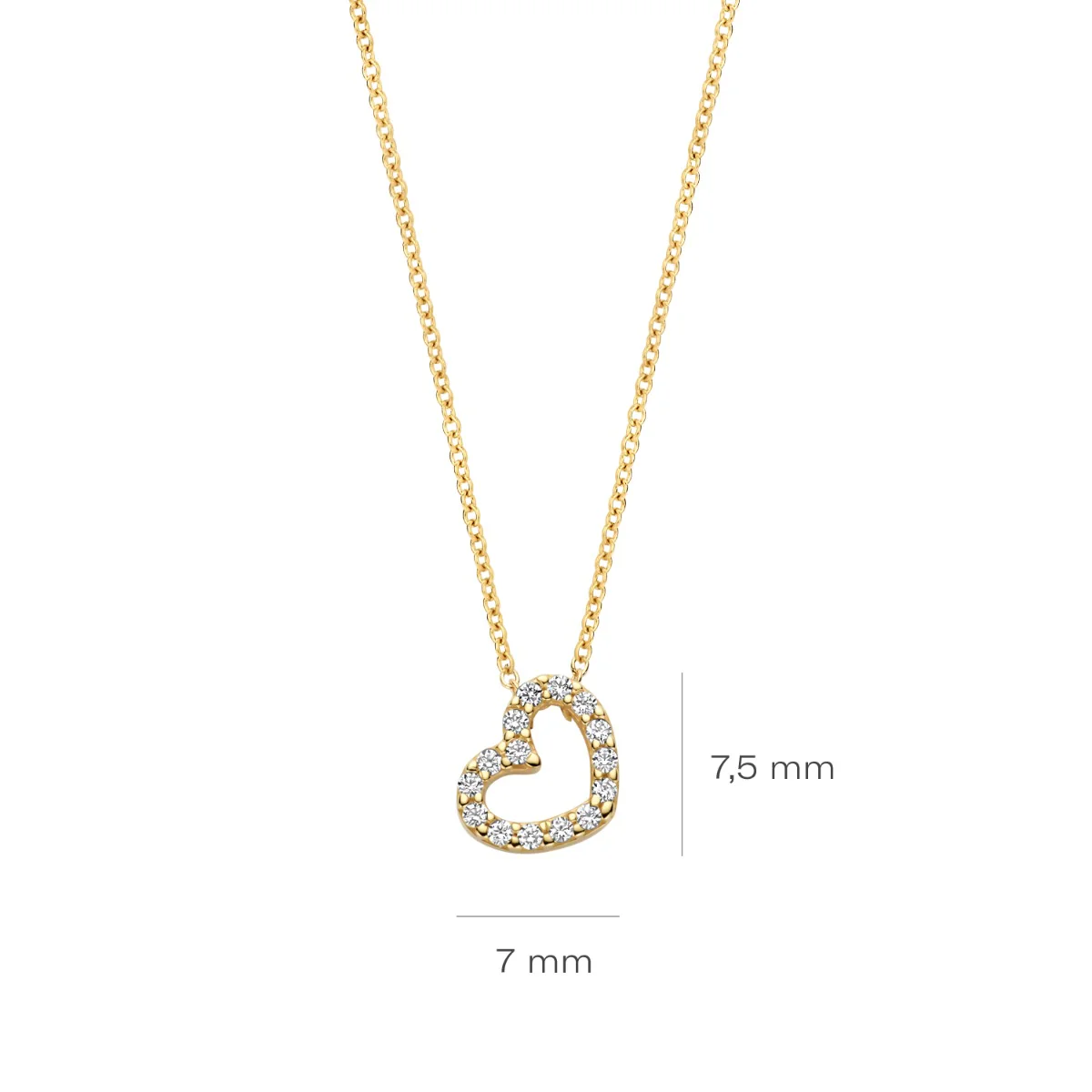 Blush 14 karat gold Necklace 3072YZI - Image 3