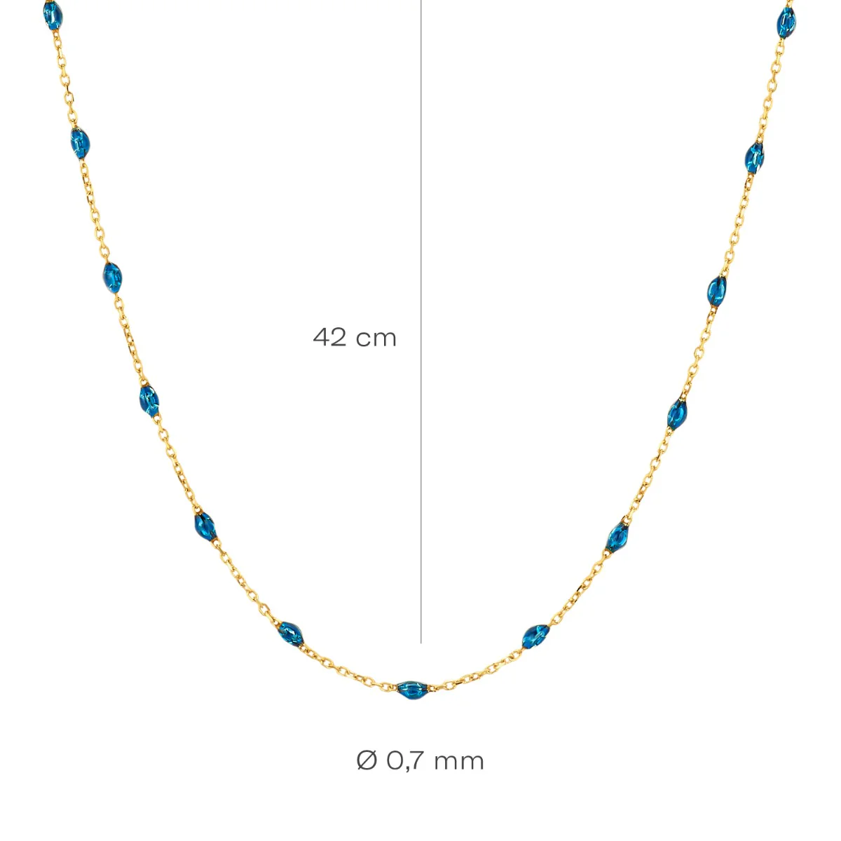 Blush 14 karat gold Necklace 3162YRB - Image 4