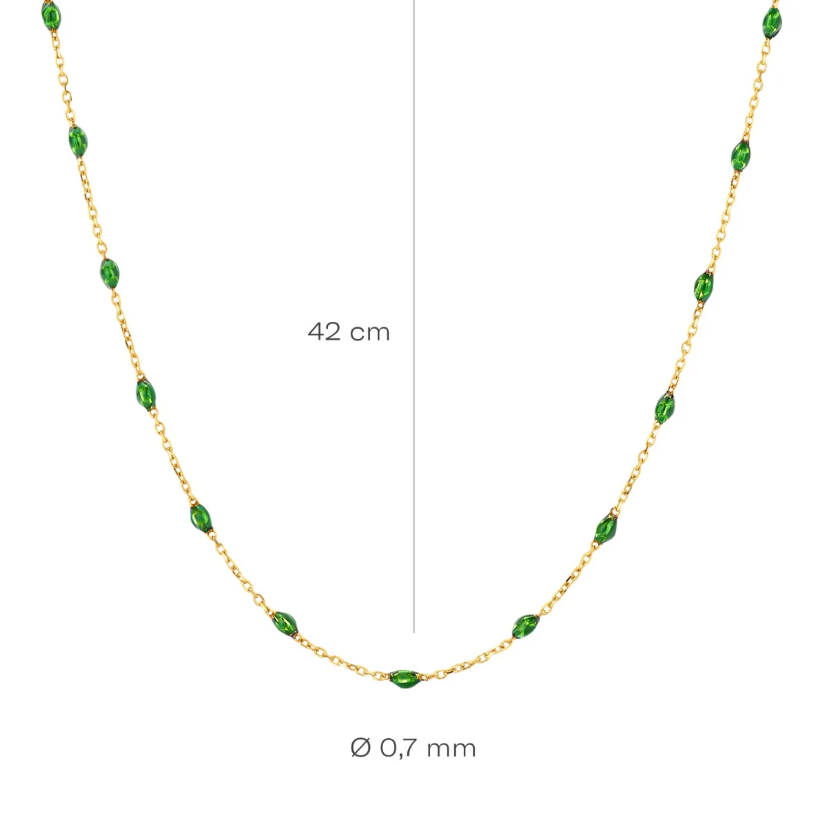 Blush 14 karat gold Necklace 3162YRG - Image 4