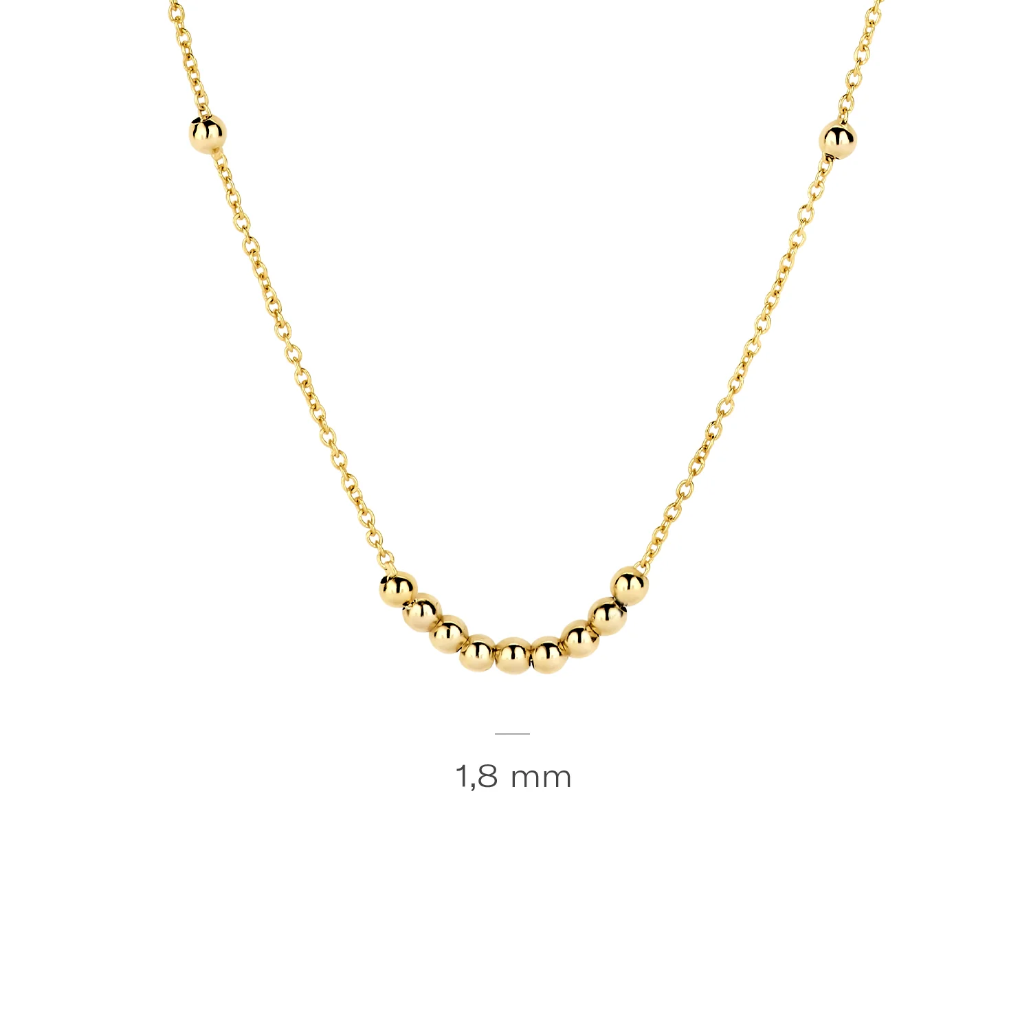 Blush 14 karat gold Necklace 3182YGO - Image 4