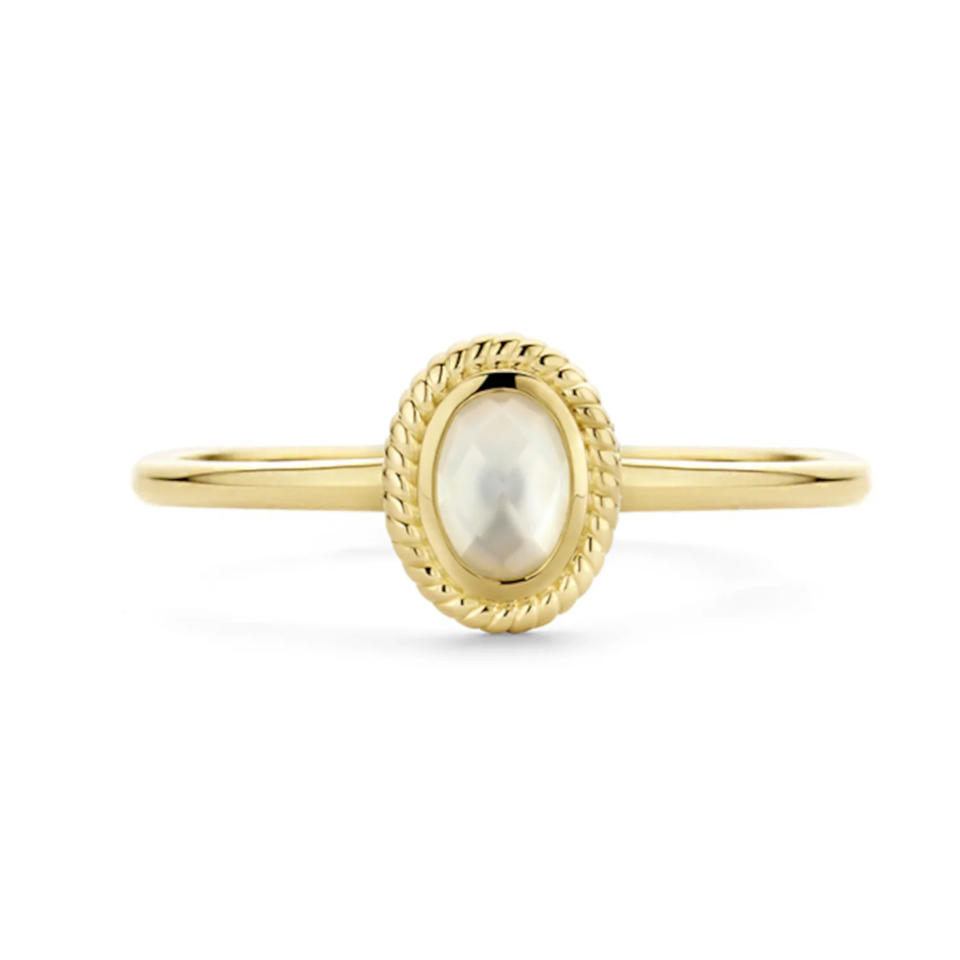 Blush 14 karat gold Ring 1239YMQ/46 - Image 4