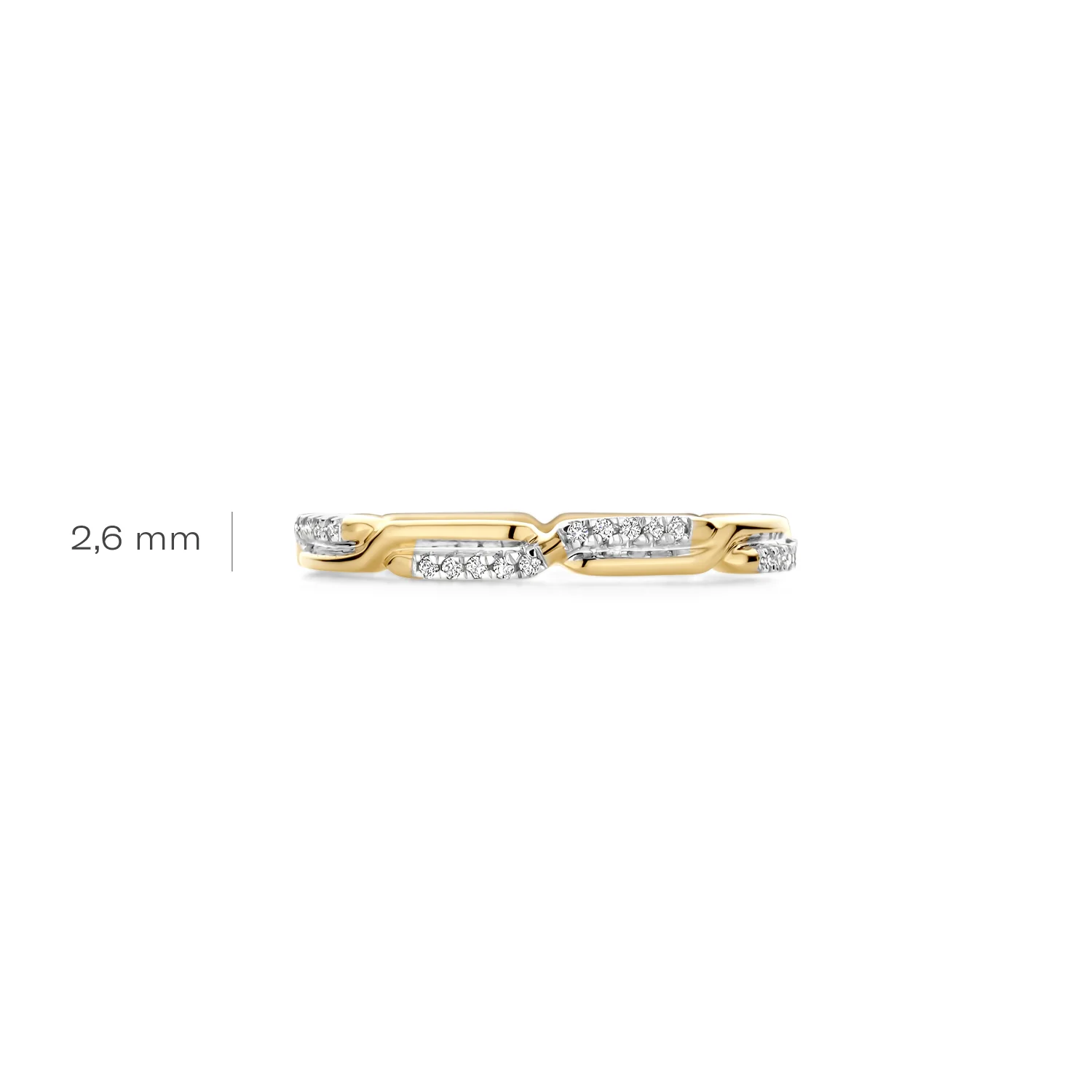 Blush 14 karat gold Ring 1256BZI/56 - Image 4