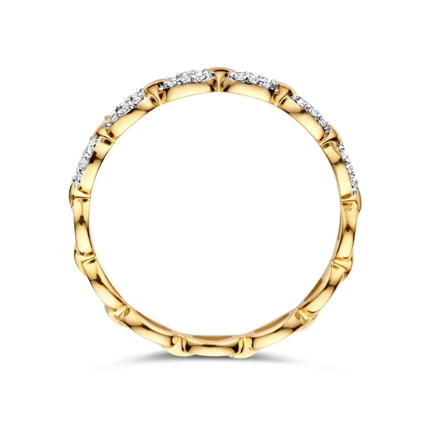 Blush 14 karat gold Ring 1257BZI/52 - Image 4