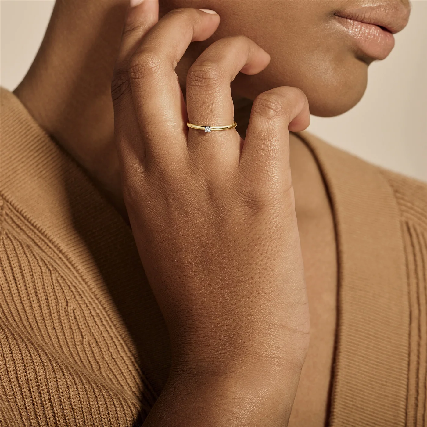 Blush Diamonds 14 karat gold Ring 1600BDI/50 - Image 2