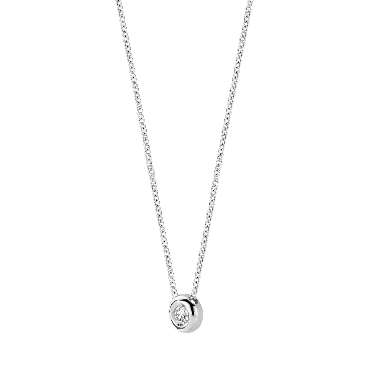 Blush Diamonds 14 karat white gold Necklace 3113WDI - Image 3