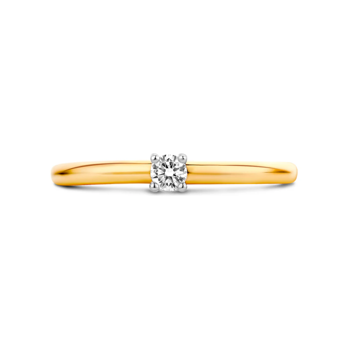 Blush Diamonds 14k Gold Ring with Diamond 1602BDI/50 - Image 3