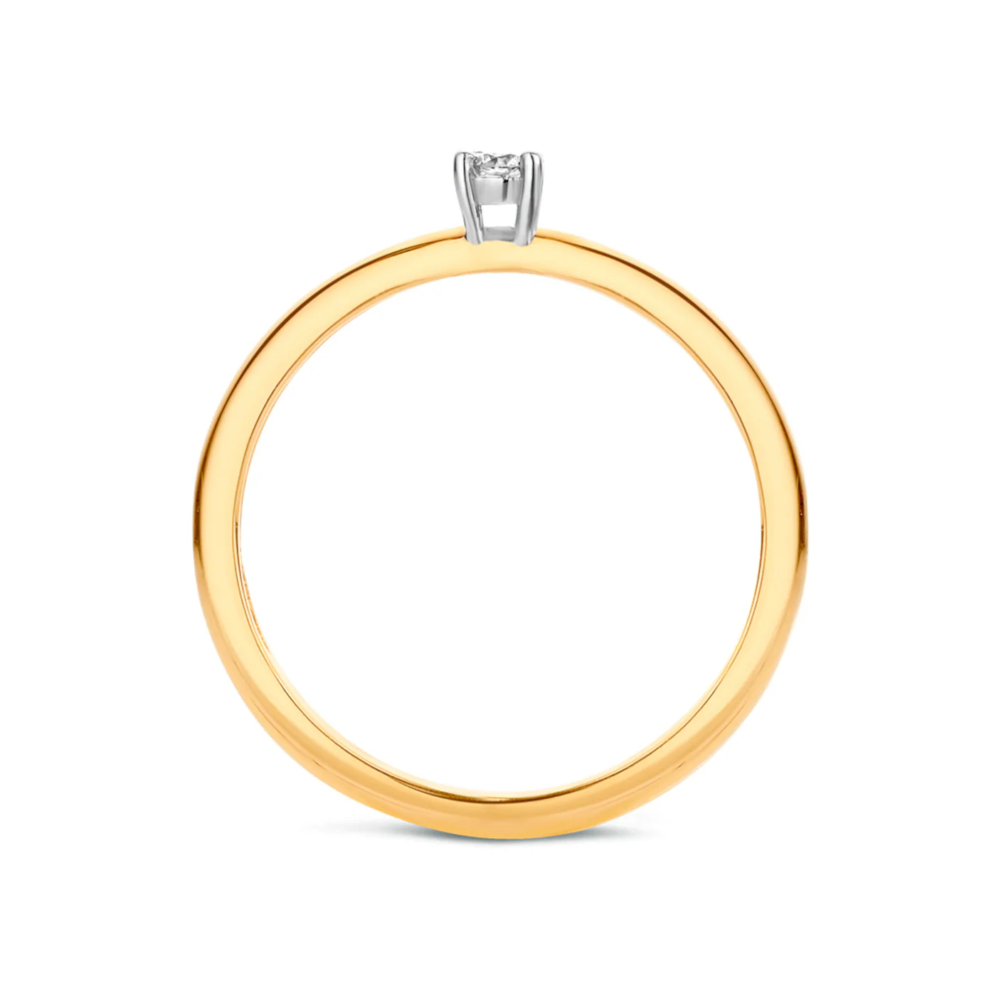 Blush Diamonds 14k Gold Ring with Diamond 1602BDI/50 - Image 4