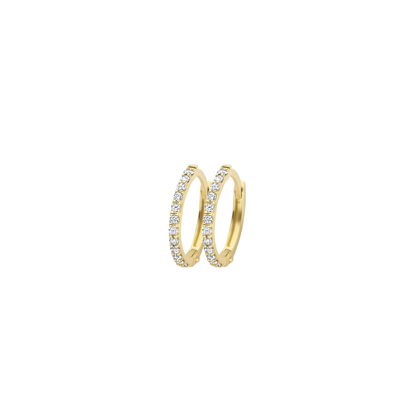 Blush Gold Hoop Earrings 7270YZI - Image 3