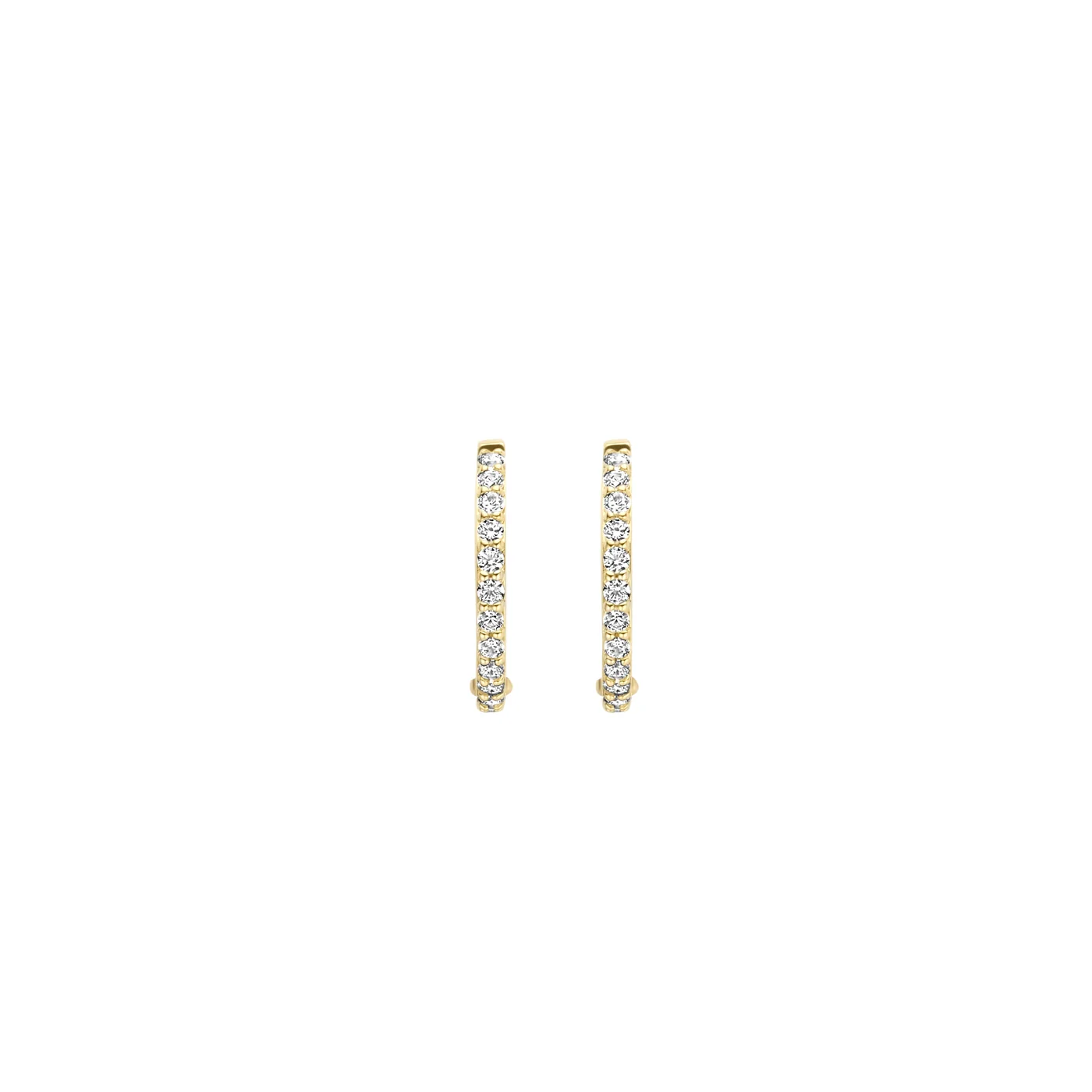 Blush Gold Hoop Earrings 7270YZI - Image 4