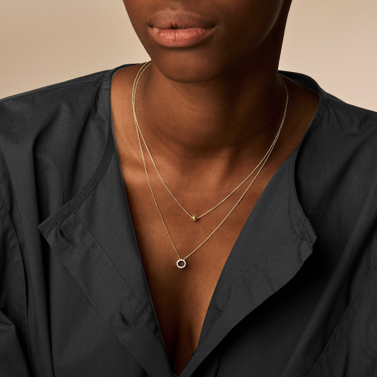Blush Gold Necklace 3120YGO - Image 2