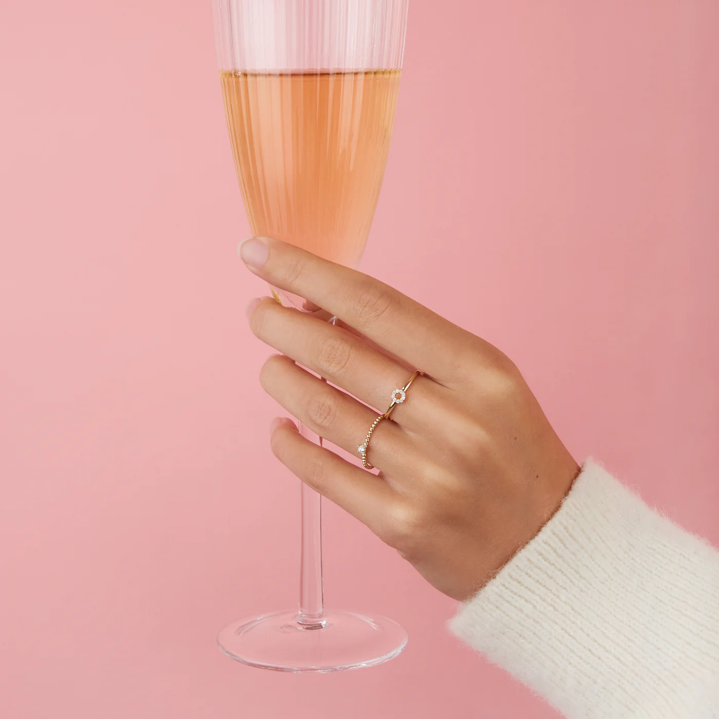 Blush Gold Ring 1217YZI/56 - Image 3