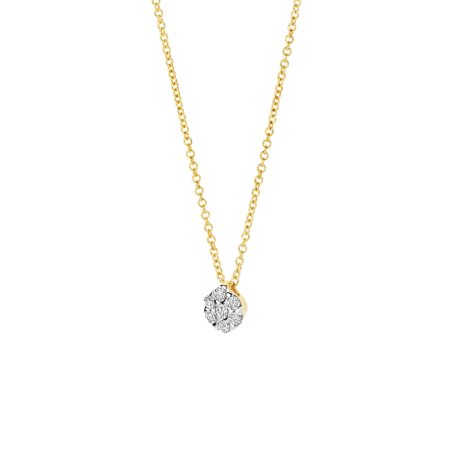 Blush Natural Diamonds 14 karat gold Necklace 3616BDI - Image 3