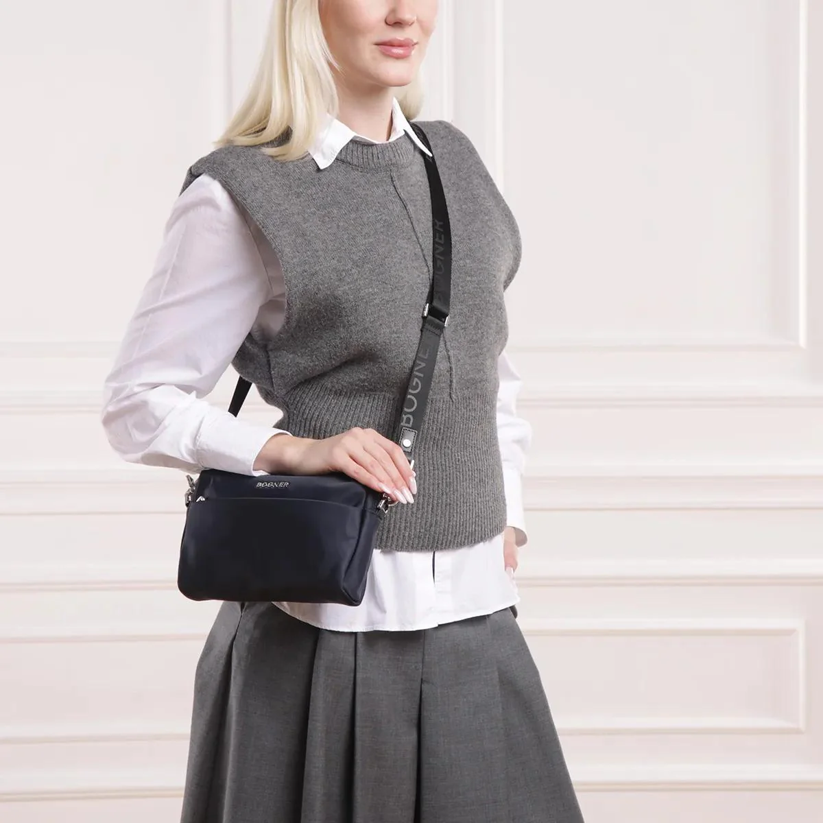 Bogner Blue Crossbody Bag 2001-A0489927 - Image 2