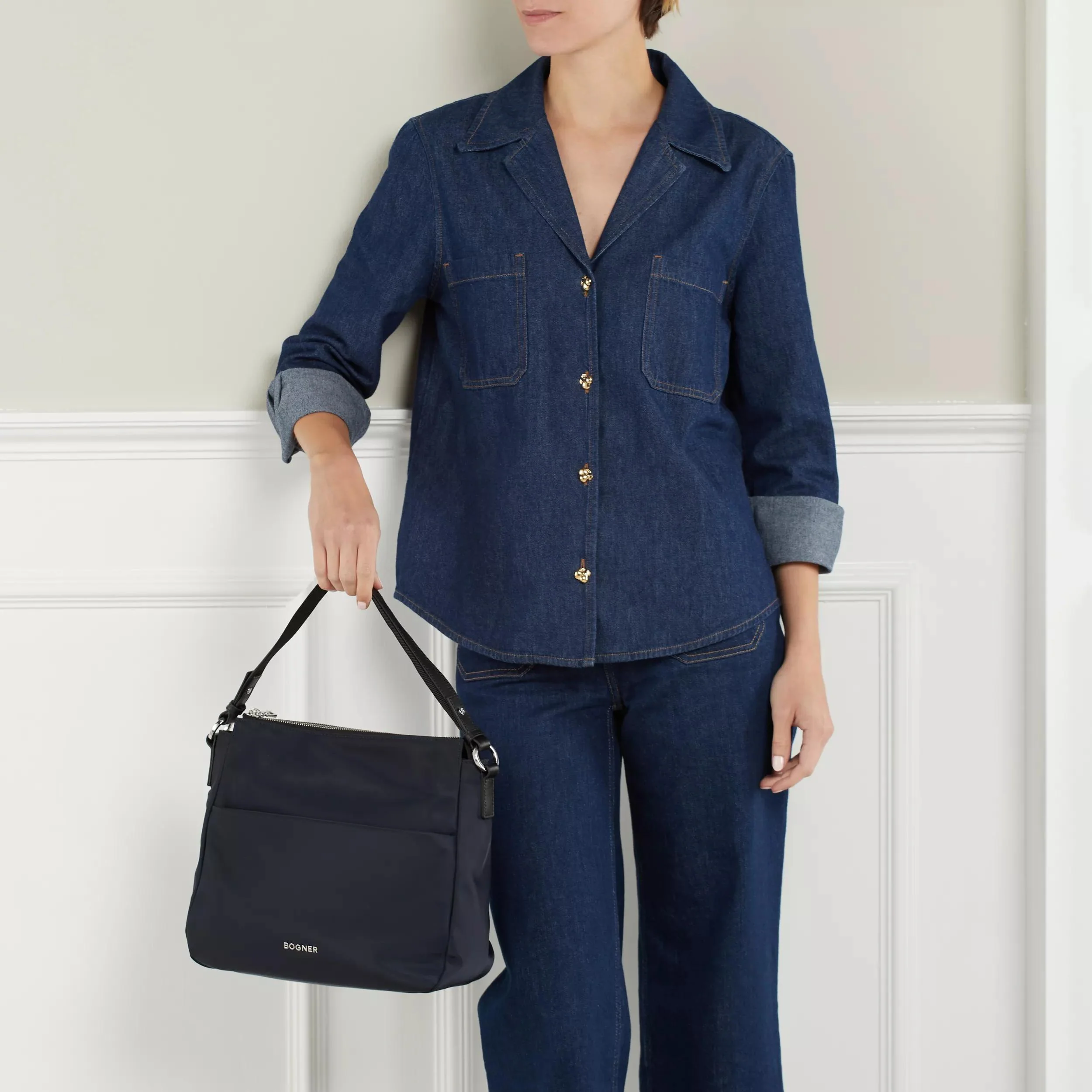 Bogner Blue Shoulder Bag 2001-A0223929 - Image 2