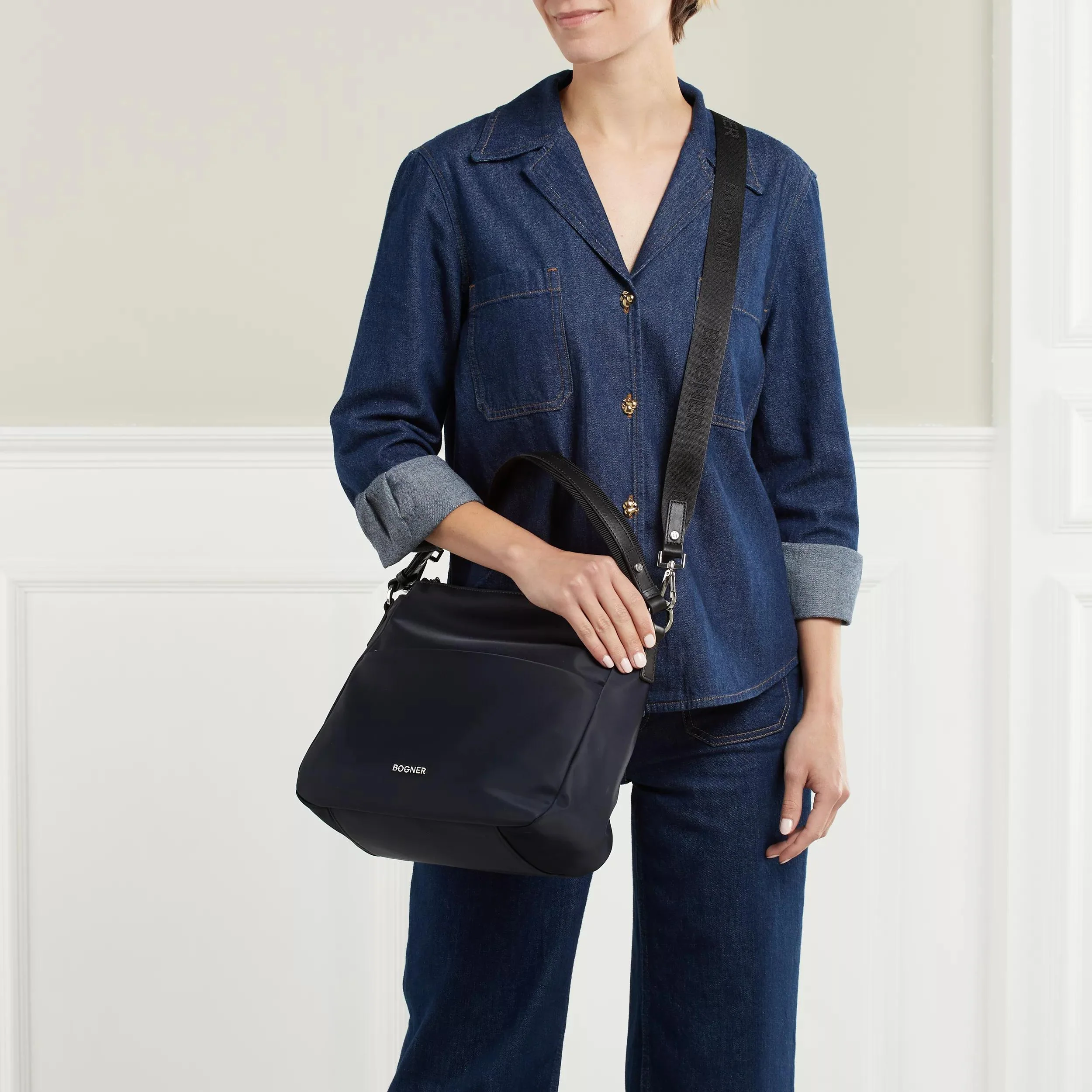 Bogner Blue Shoulder Bag 2001-A0223929 - Image 3