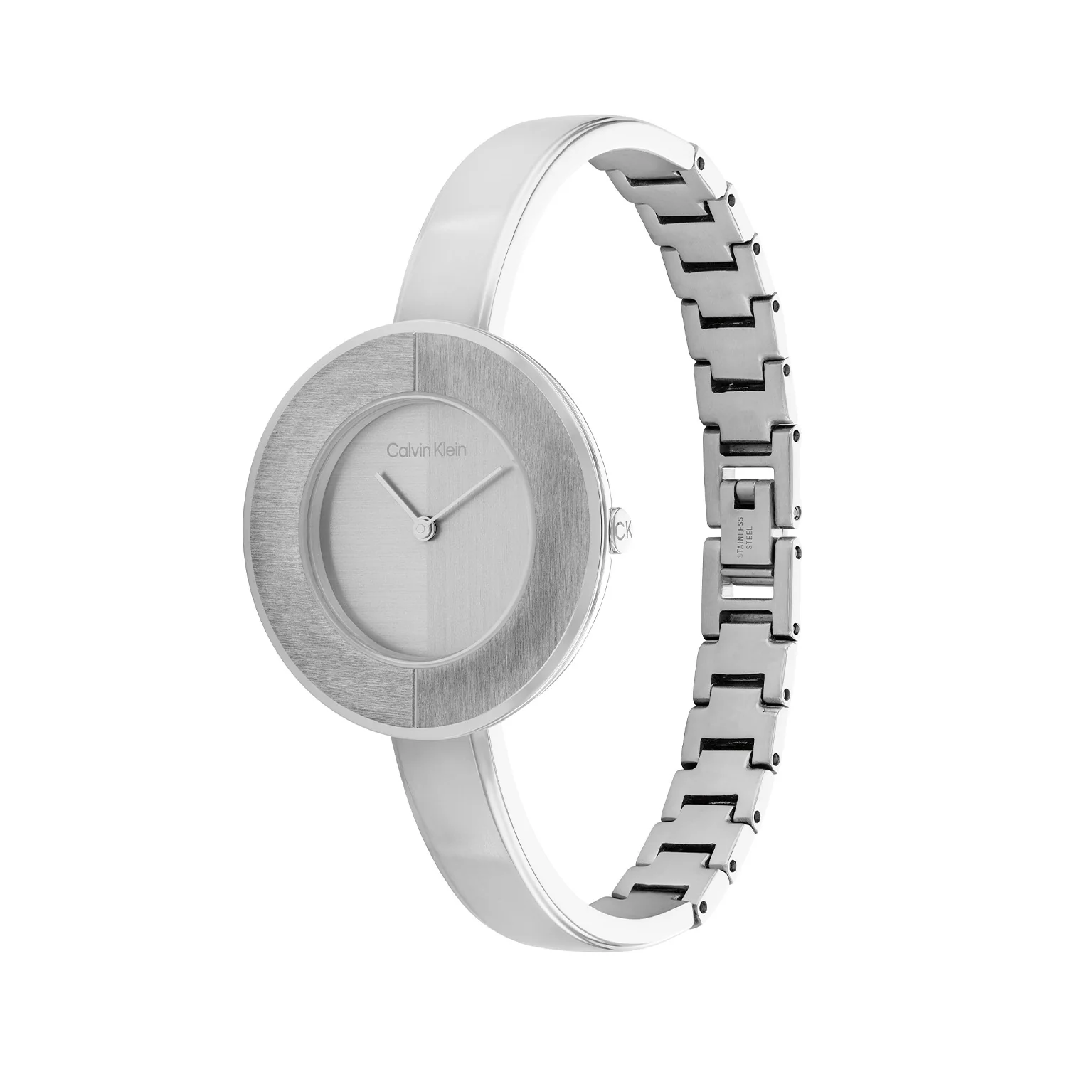 Calvin Klein Confidence Bangle Silver Women's Watch 2002-CK25200022 - Image 2