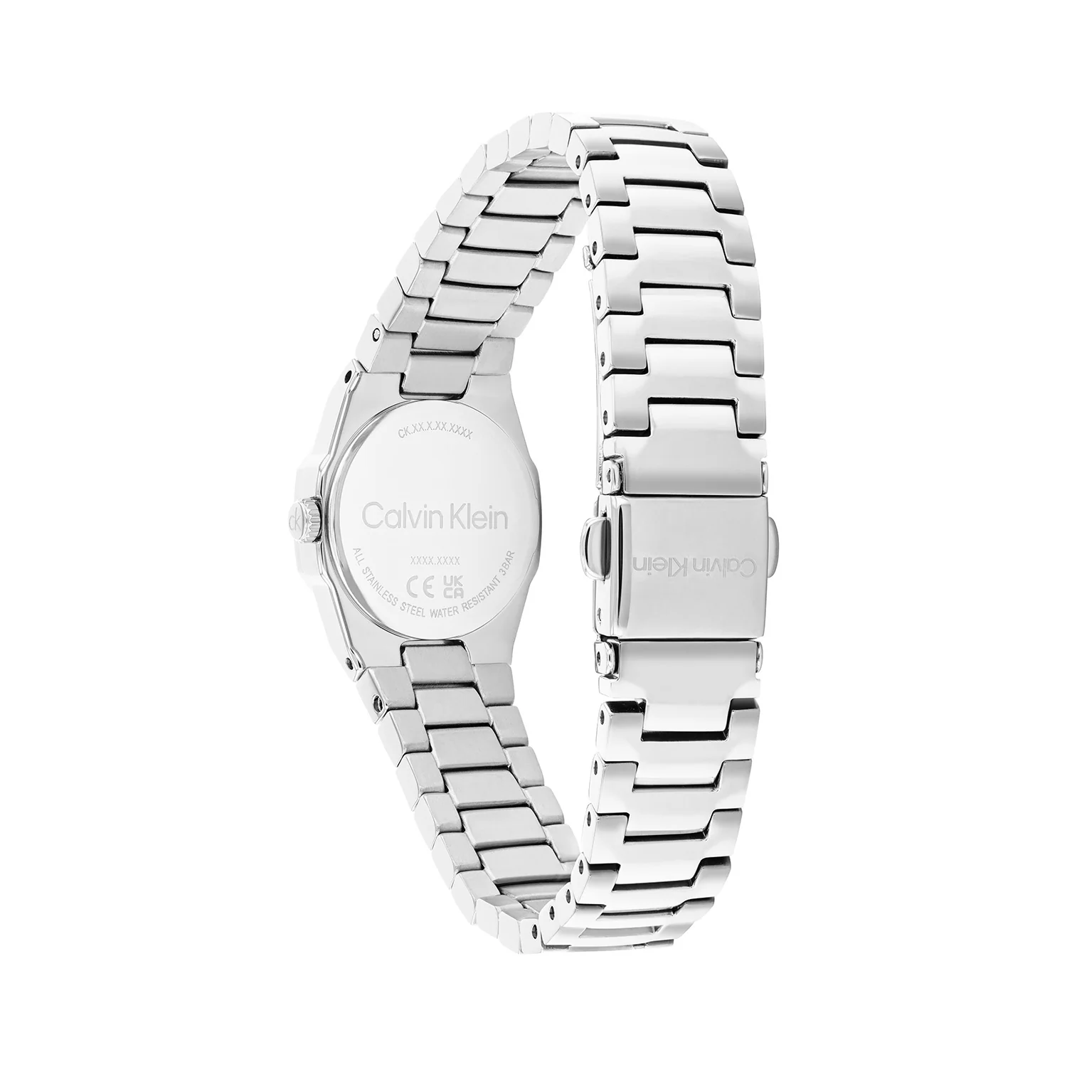 Calvin Klein Geometric Elegance Wit Dames Horloge 2002-CK25100141 - Image 3