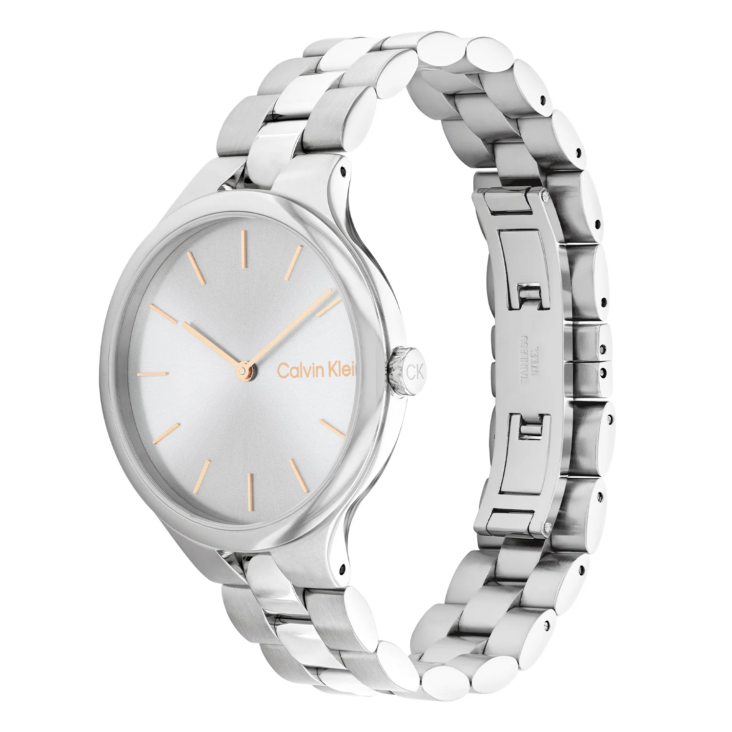 Calvin Klein Linked Silver Women's Watch 2002-CK25200128 - Image 2