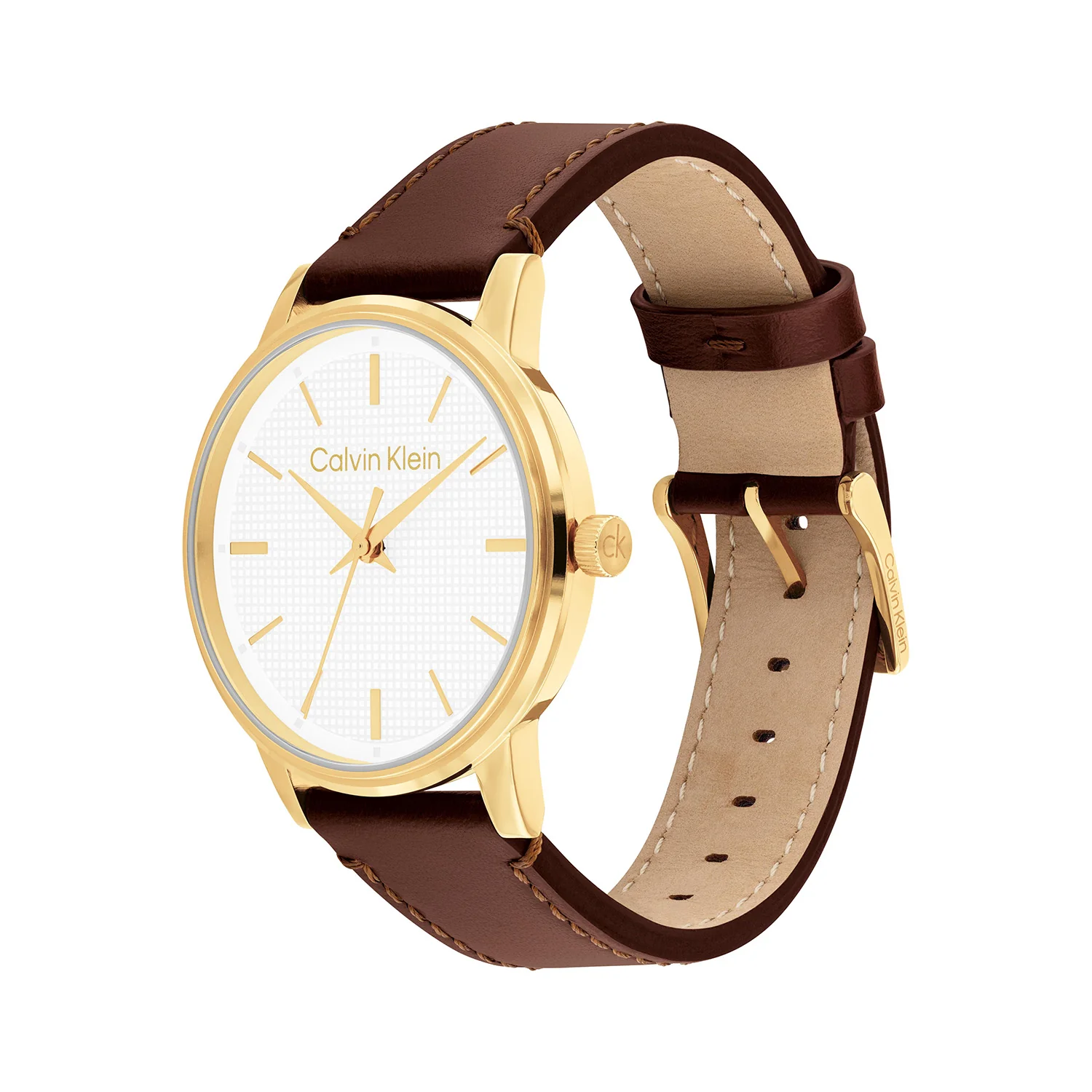 Calvin Klein Linked Wit Heren Horloge 2002-CK25200503 - Image 4