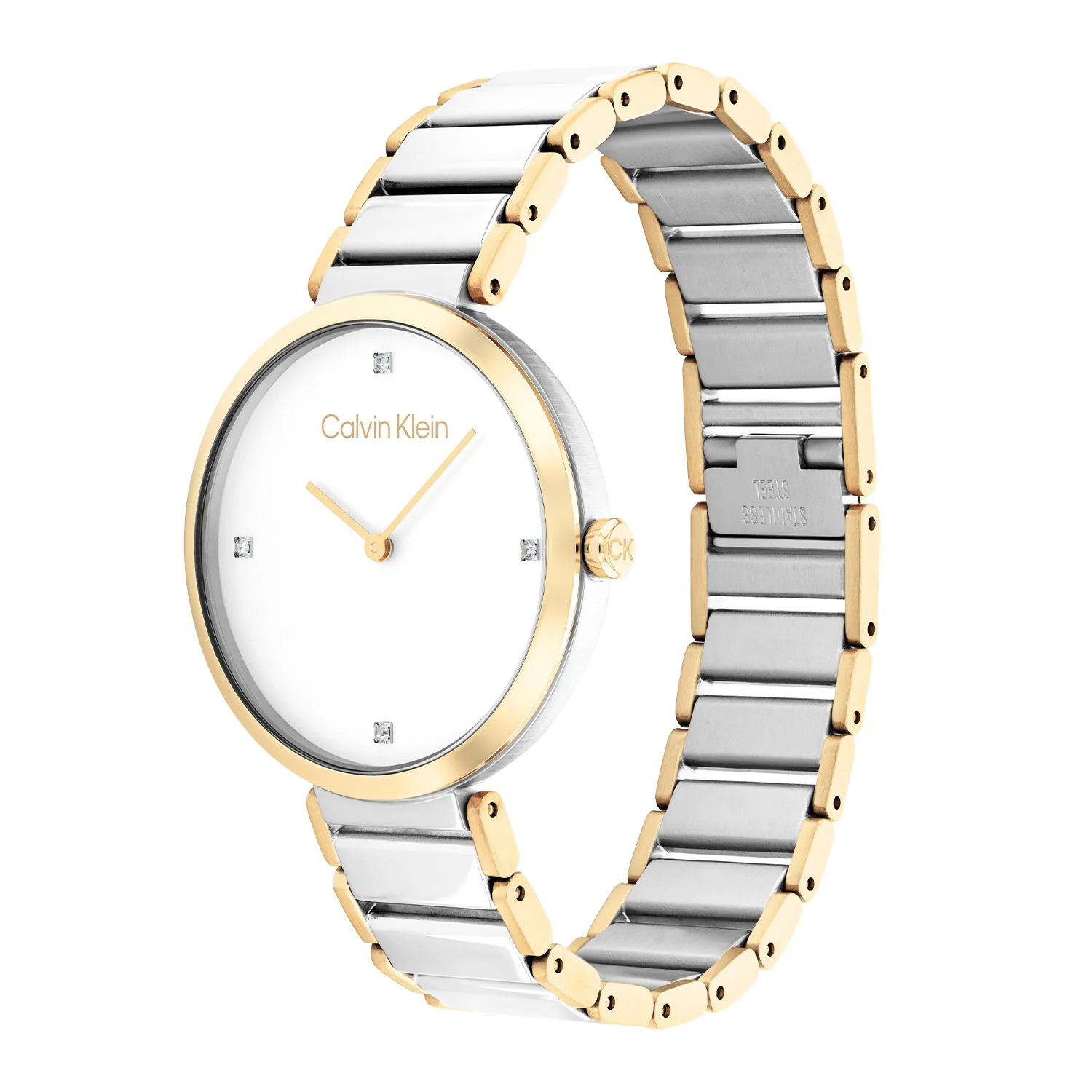 Calvin Klein Minimalistic T-bar White Women's Watch 2002-CK25200134 - Image 3