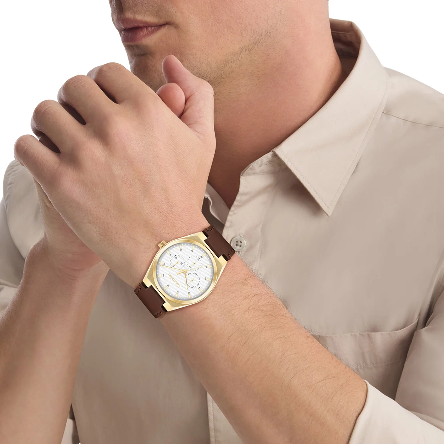 Calvin Klein Motion Wit Heren Horloge 2002-CK25200523 - Image 4