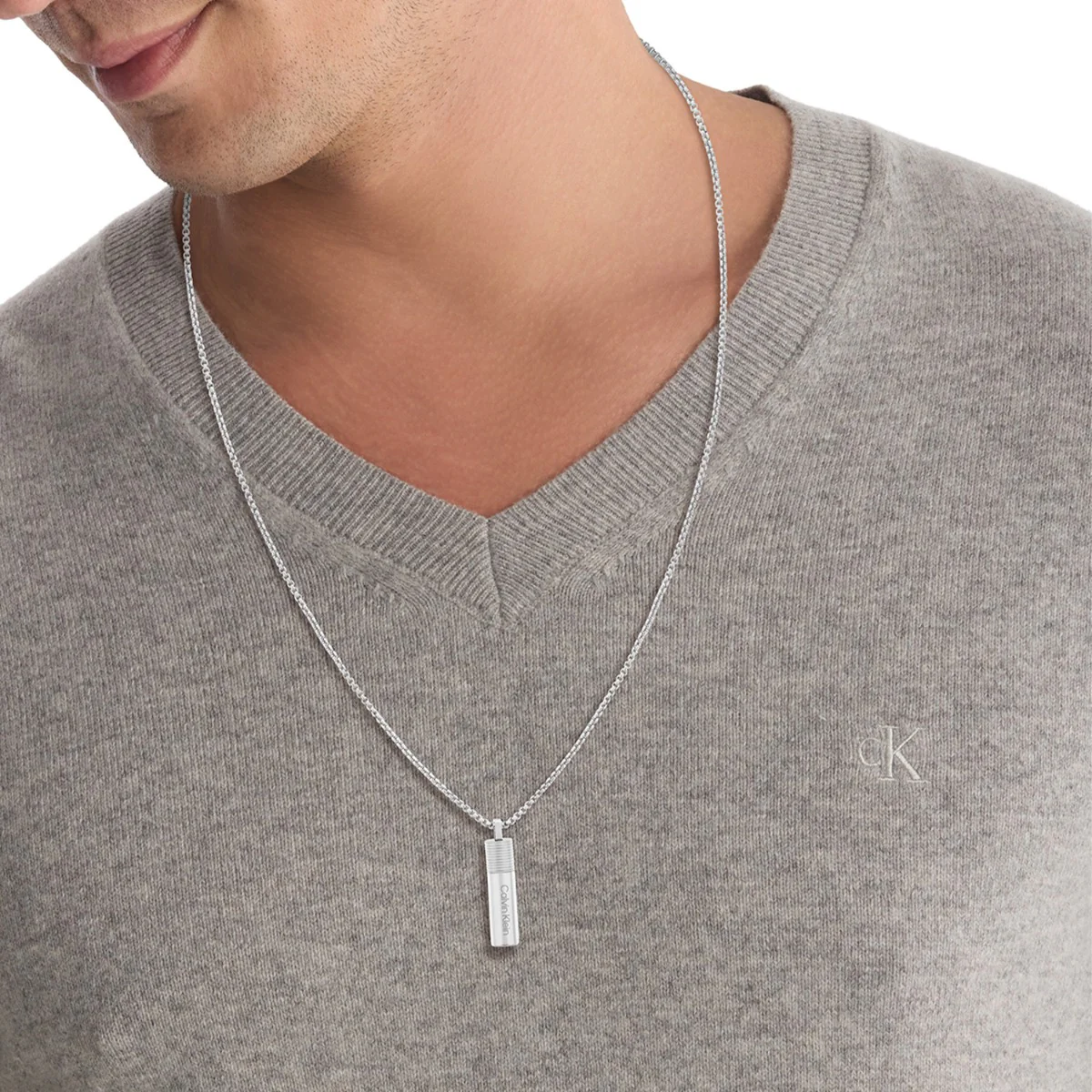 Calvin Klein Silver Necklace CJ35100024 - Image 2