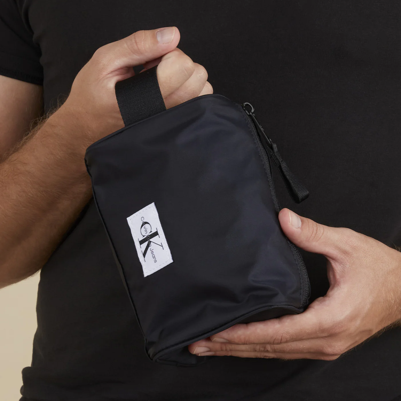 Calvin Klein Sport Essentials Black Toiletry Bag K50K511119BDS - Image 2