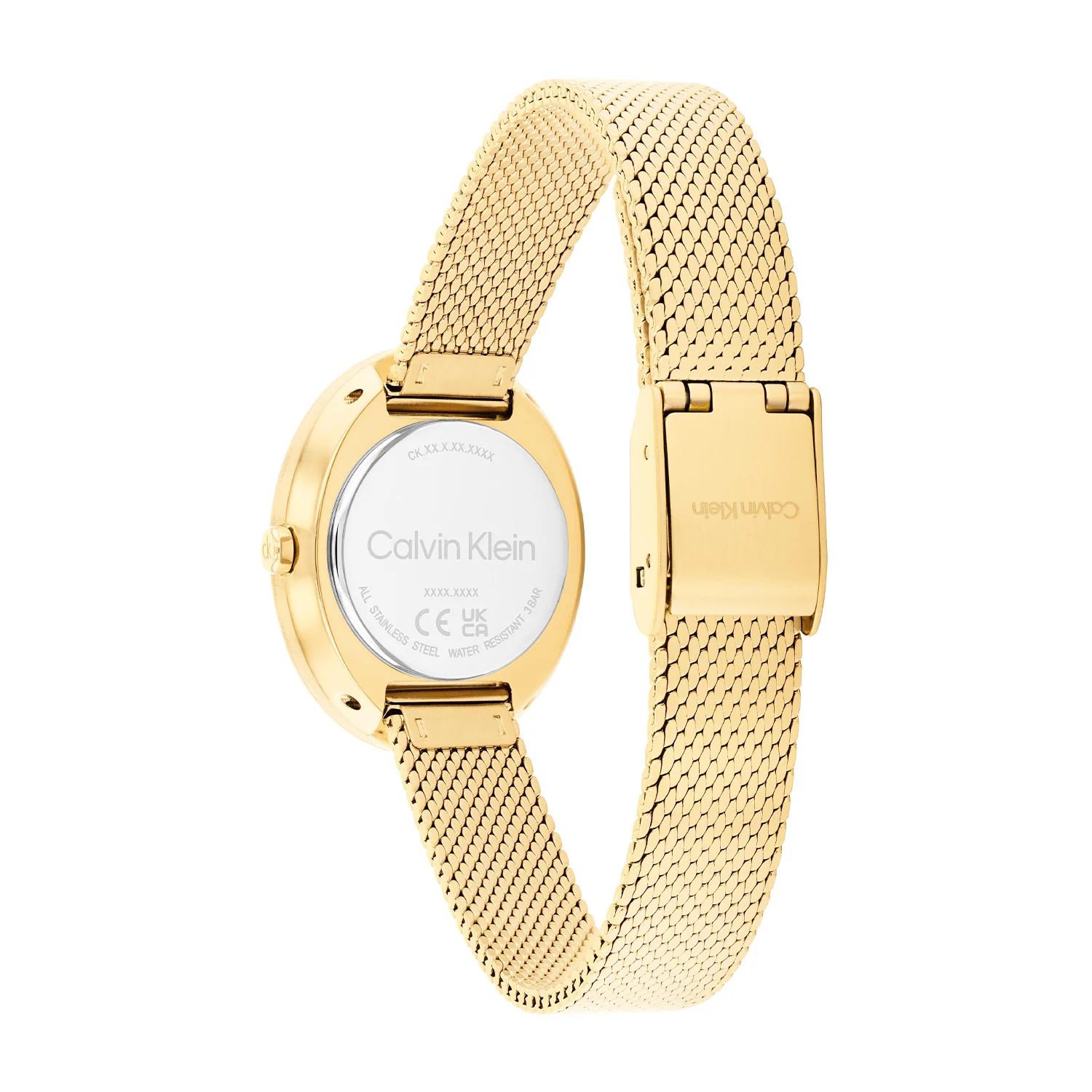 Calvin Klein Twisted Bezel Groen Dames Horloge 2002-CK25100152 - Image 4
